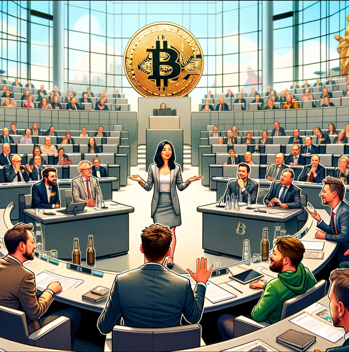 Биткойн впервые обсуждается в парламенте Германии Bitcoin in Bundestag