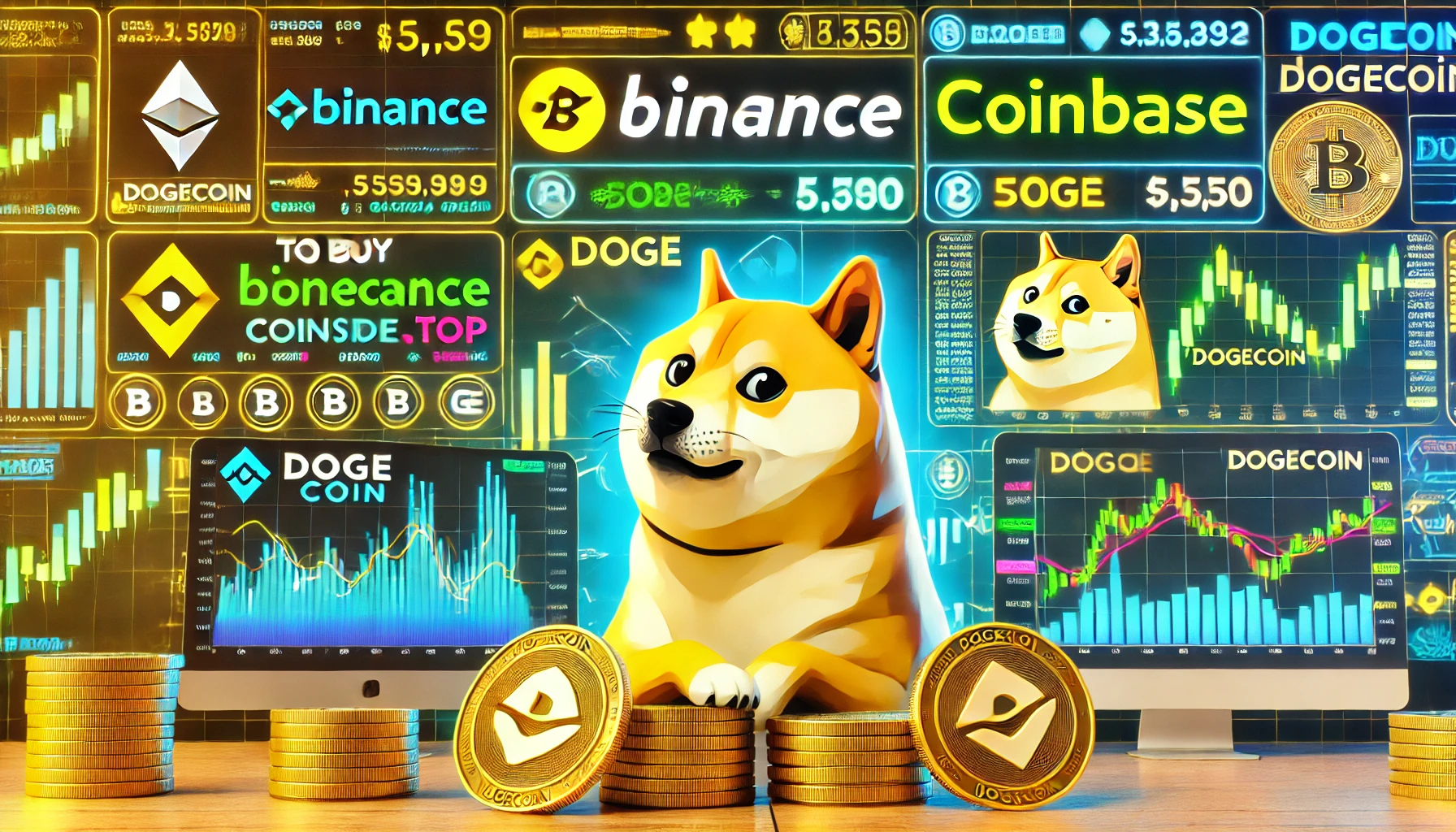 Лучшие площадки для покупки Dogecoin: Binance, Coinbase и Kraken
