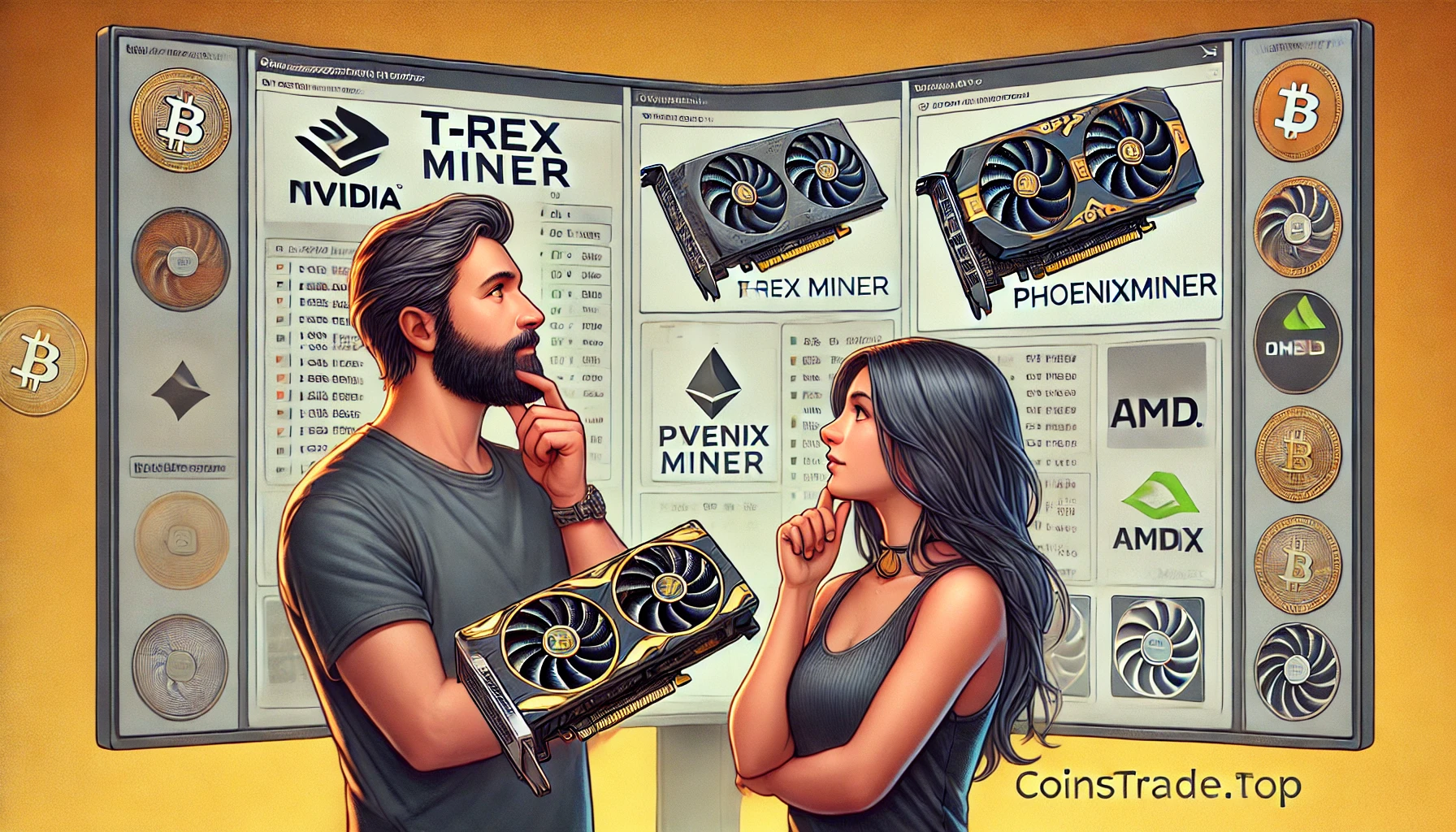 Лучшие программы для майнинга на видеокартах: сравнение T-Rex Miner и PhoenixMiner