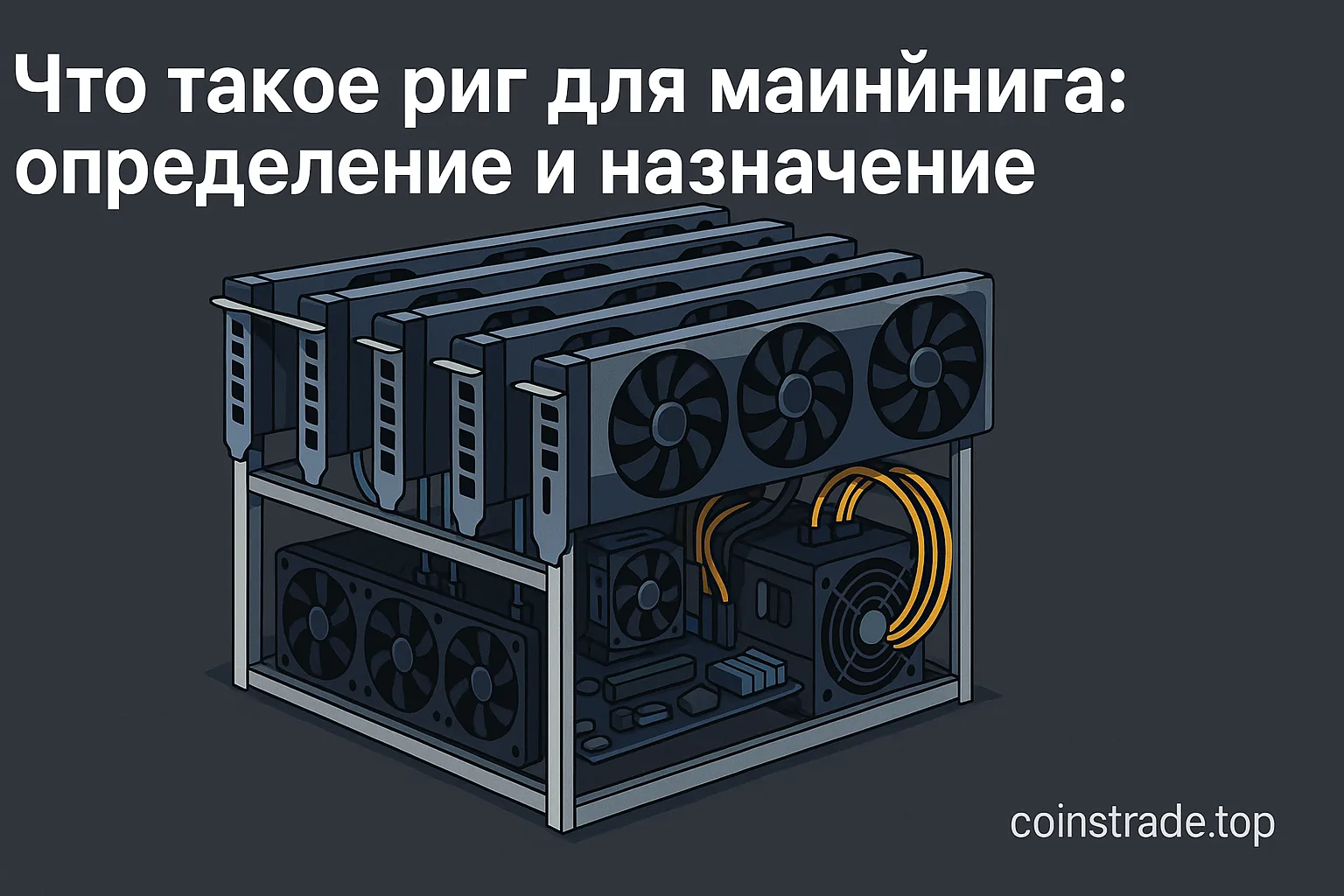 Узнайте, что такое риг для майнинга, как он устроен, сколько стоит и когда окупится