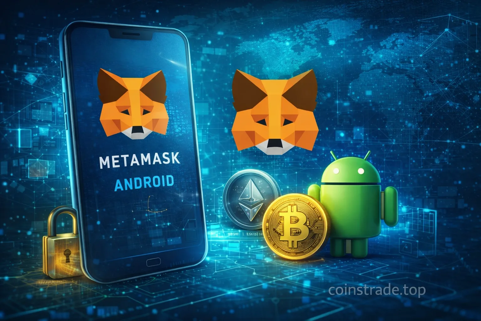Пошаговая установка MetaMask на Android: официальный скачивания, настройка, сети, комиссии, dApp-браузер и защита от фишинга.