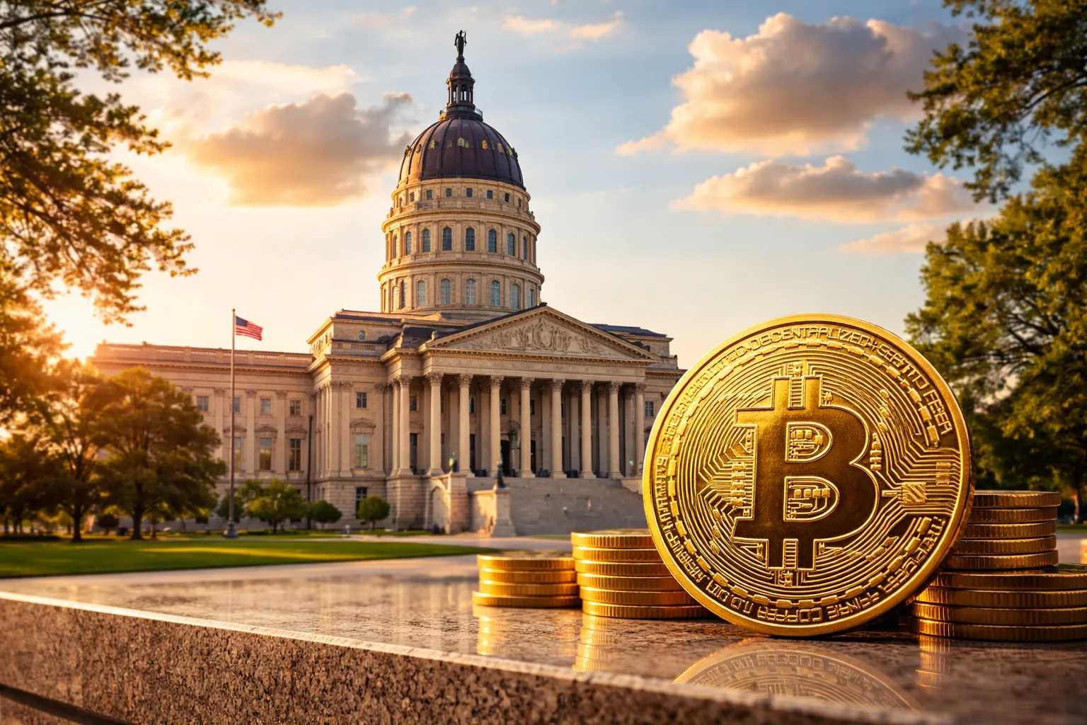 Канзас предложил создать государственный резерв биткоина и криптоактивов