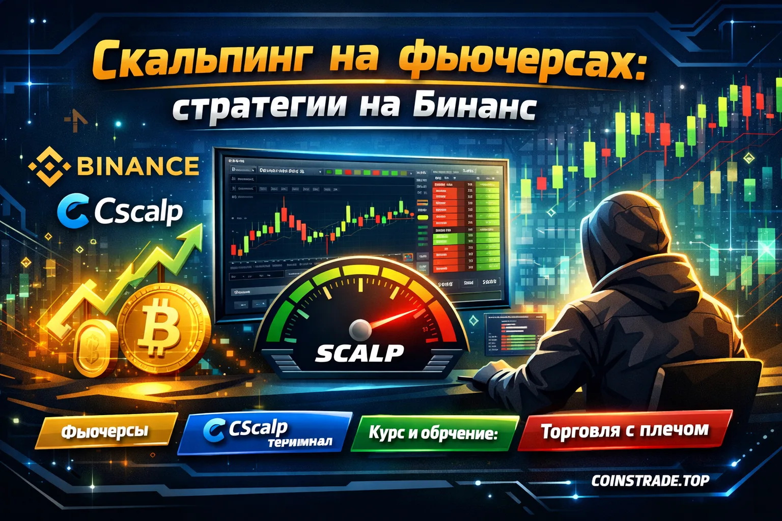 Скальпинг на Binance Futures: сетапы, риск и терминал CScalp